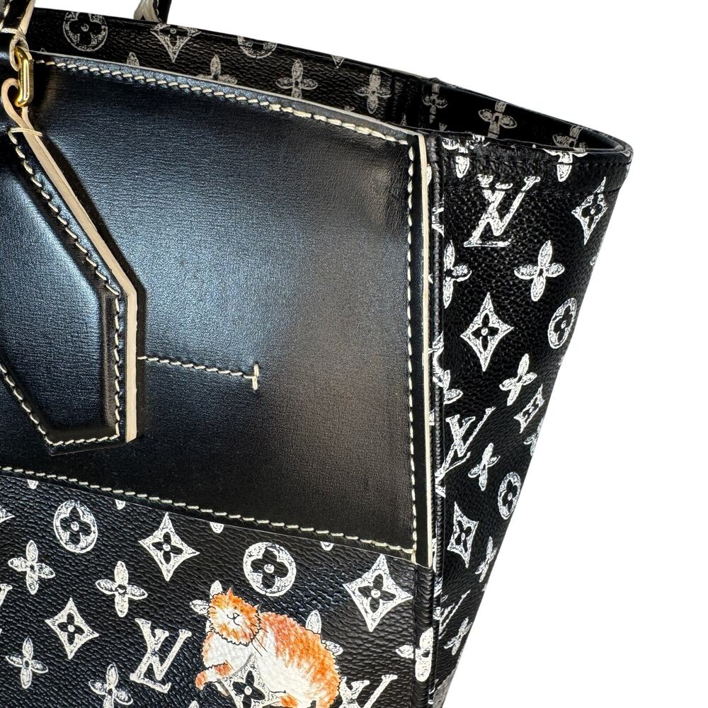 Louis Vuitton Catogram Steamer Bag Cabas XXL cat tote Grace Coddington Monogram - Picture 10 of 16